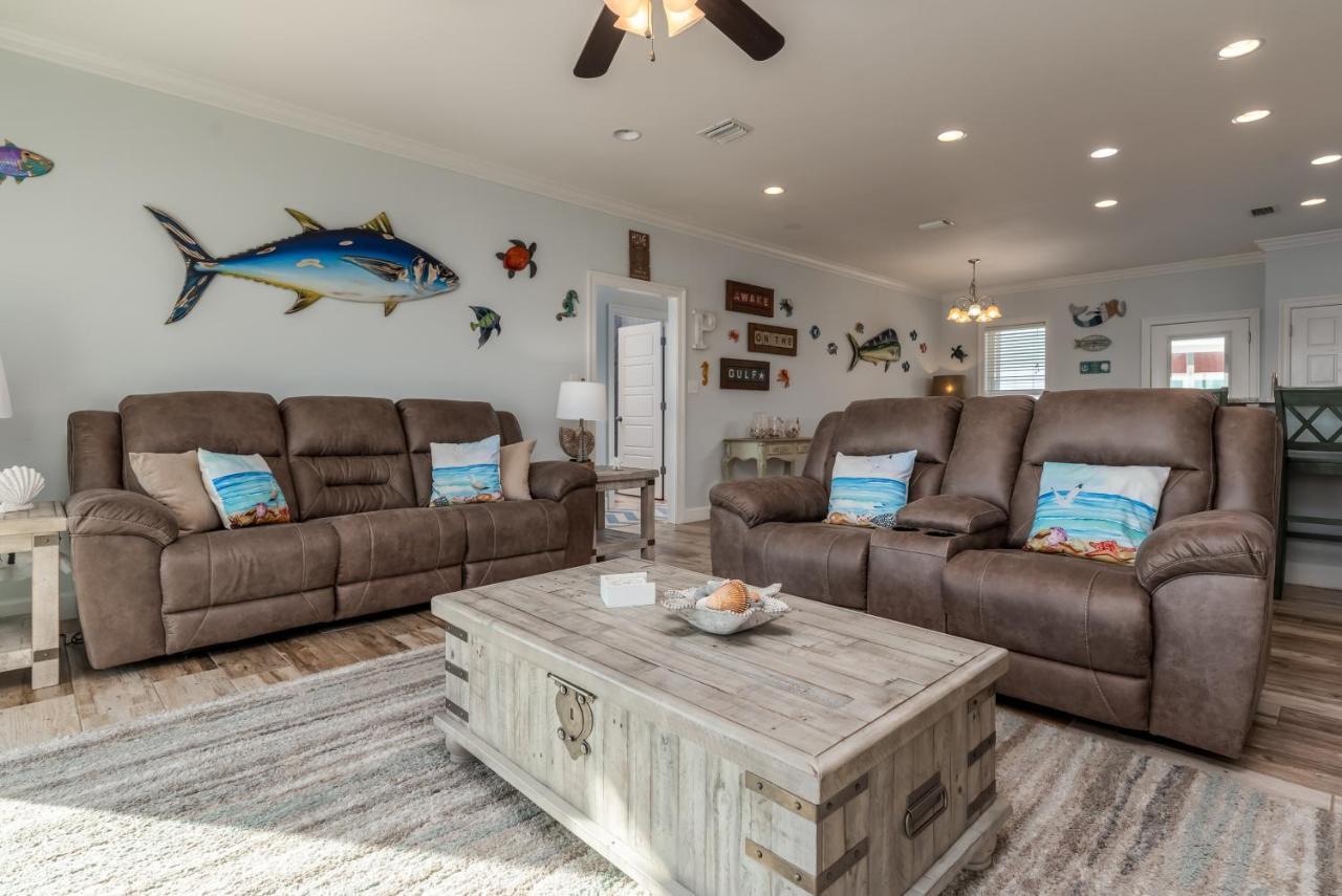 Awake On The Gulf - Gulf Front! Gaze Up At The Stars From Your Large Deck While Listening To The Waves Crash, Home Dauphin Island Exterior foto